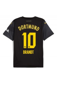 Borussia Dortmund Julian Brandt #10 Jalkapallovaatteet Vieraspaita 2024-25 Lyhythihainen